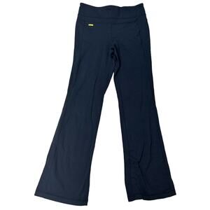 Lole Women's Medium Black Yoga Flared Pants with Wicking Material and UPF 50+
